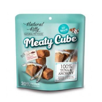 Natural Kitty Meaty Cube 100% Tonhal & Szardella 60g