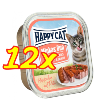 Happy Cat Minkas 100g baromfi lazac duo 12x